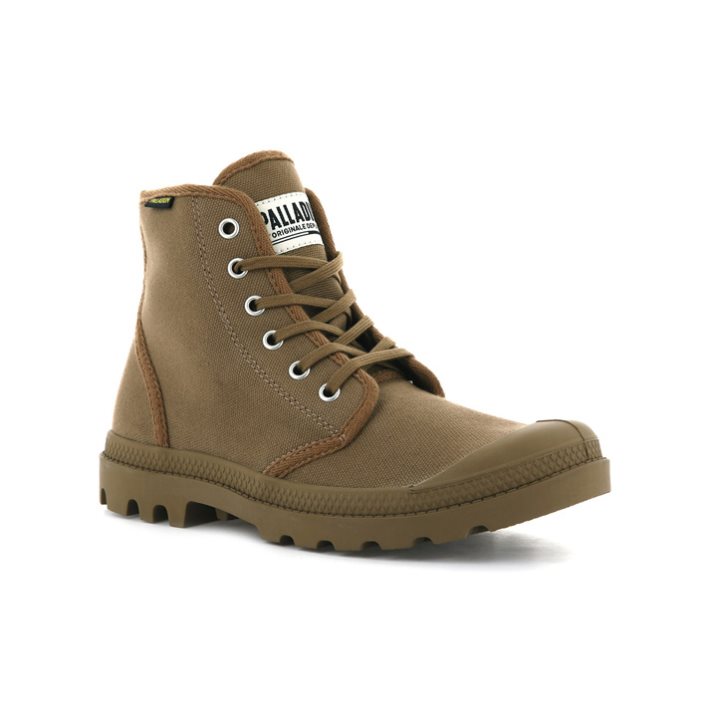 Palladium Pampa Hi Originale Men's Boots Brown | UK B678-NKA